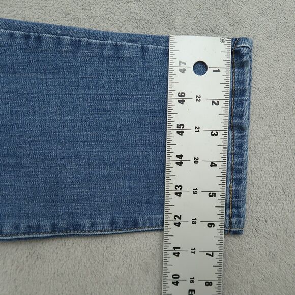 Levi's Jeans Women's Size 32 Blue Mid-Rise Boyfriend 26.5" Inseam Distressed - Picture 5 of 16